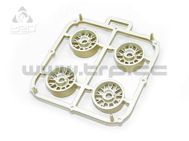 Kyosho MiniZ MR01 Wheel Set Impreza Gold 4 units - imagen 2