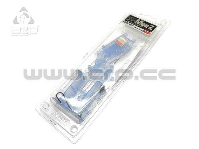 Kyosho MiniZ MR01 Skeleton Chasis Set Clear Blue - imagen 1