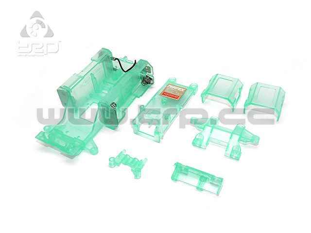 Kyosho MiniZ MR01 Skeleton Chasis Set Clear Green