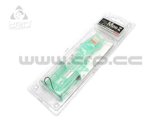 Kyosho MiniZ MR01 Skeleton Chasis Set Clear Green - imagen 1