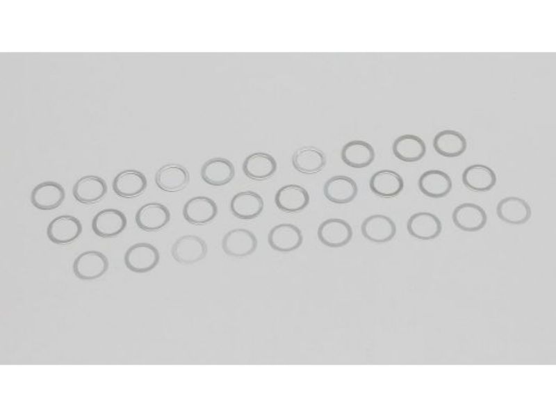 Kyosho M6x8 Washers, 0.1/0.2/0.3 mm thick (10 of each)