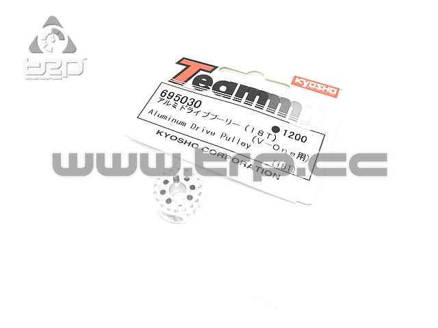Team Kyosho V-One-R Aluminum Drive Pulley 18T - imagen 1
