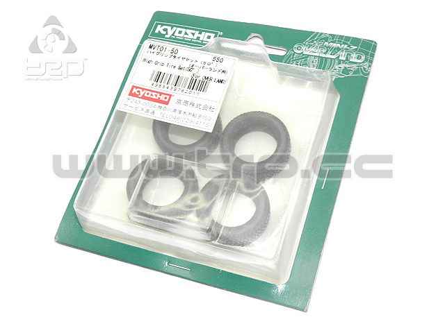 Kyosho MiniZ Overland High Grip Tire Set 50 shore - imagen 1