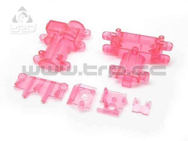 Kyosho MiniZ Overland Skeleton Servocase Clear Pink