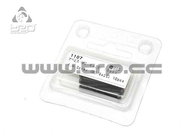 Kyosho Hardware Head round Star (M2.6x25) 10u - imagen 1