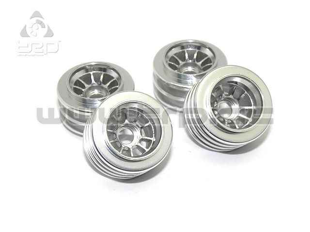 Kyosho MiniZ F1 Aluminum Wheel Set OZ Silver