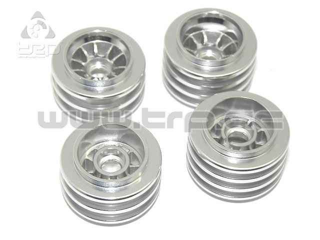 Kyosho MiniZ F1 Aluminum Wheel Set OZ Silver - imagen 2