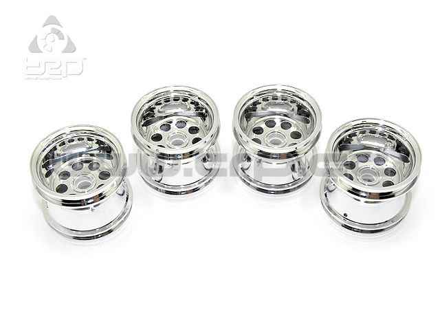 Kyosho MiniZ Monster Wheel Set Mad Force Chrome