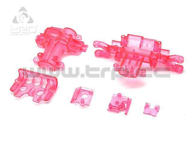 Kyosho MiniZ Monster Skeleton Servo Case Set Clear Pink
