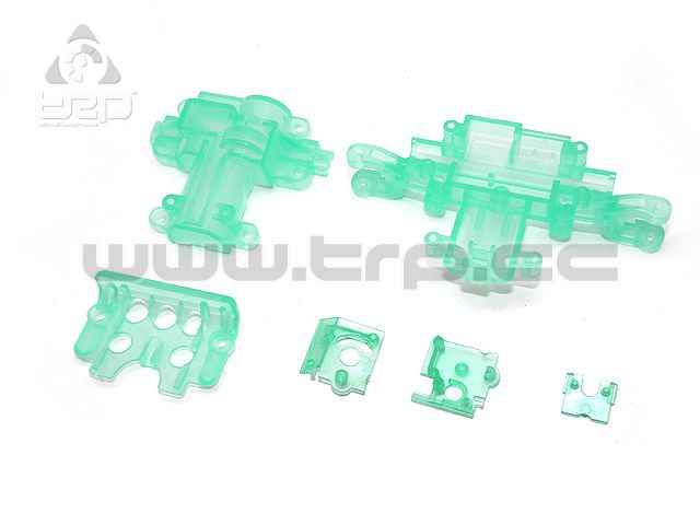 Kyosho MiniZ Monster Skeleton Servo Case Set Clear Green