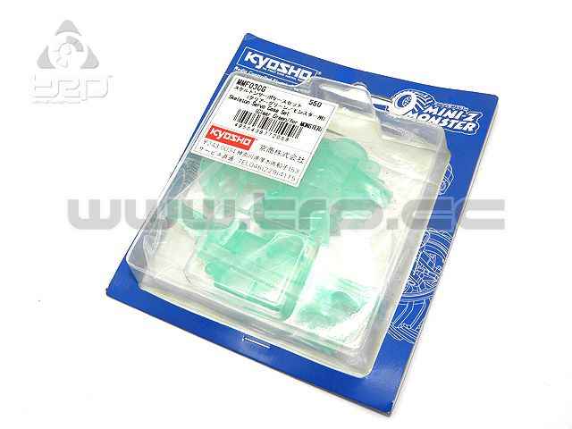 Kyosho MiniZ Monster Skeleton Servo Case Set Clear Green - imagen 1