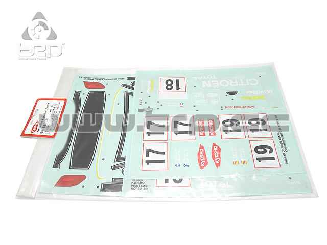 Kyosho Decal Set (Citroen Xsara)