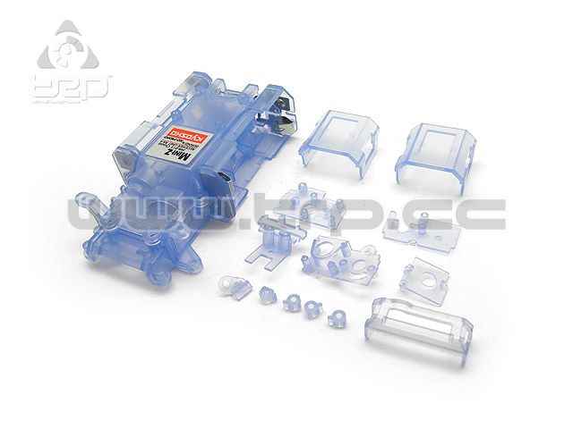 Kyosho MiniZ MR015 Skeleton Chasis Set Clear Blue