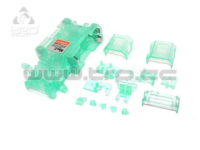 Kyosho MiniZ MR015 Skeleton Chasis Set Clear Green