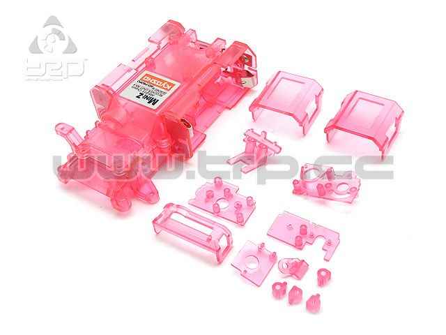 Kyosho MiniZ MR015 Skeleton Chasis Set Clear Pink