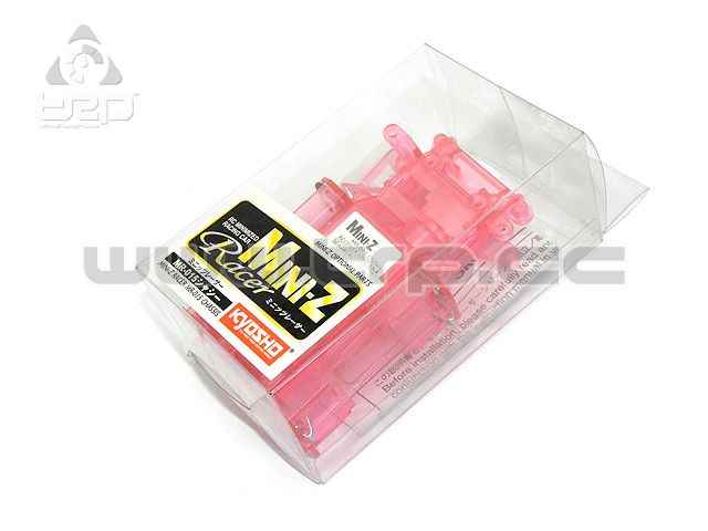 Kyosho MiniZ MR015 Skeleton Chasis Set Clear Pink - imagen 1