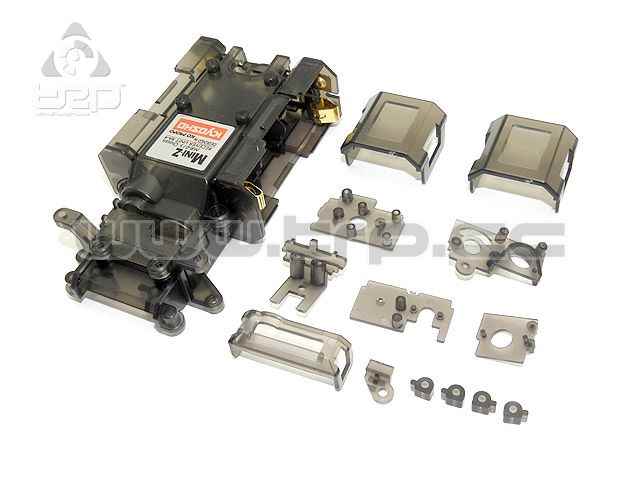 Kyosho MiniZ MR015 Skeleton Chasis Set Clear Black
