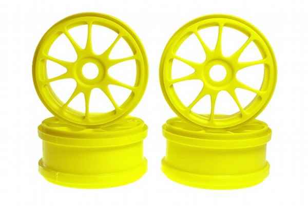 Kyosho Inferno MP7 Ten Spoke Wheel Fl. Yellow 4units