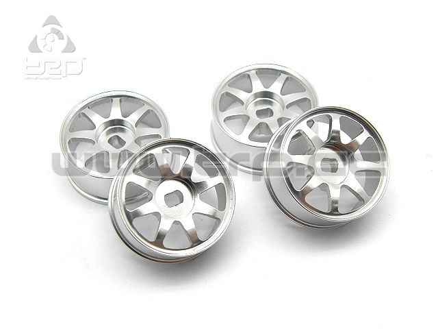 Kyosho MiniZ AWD Aluminium Rims 8 spoke Narrow Silver (4u)