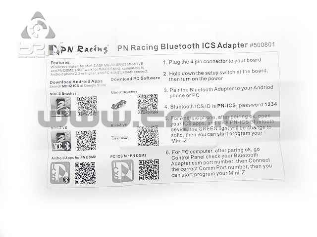 PN Racing ICS Bluetooth ICS Adapter - imagen 2