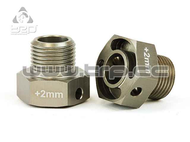 Team Durango DEX408 WHEEL ADAPTOR +2mm (2pcs) (DNX408v2/DNX408T)