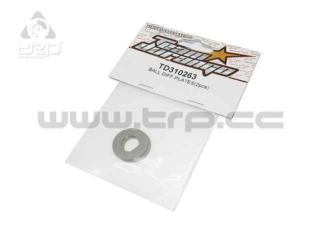 Team Durango Ball Diff Plates (2pcs) - imagen 1