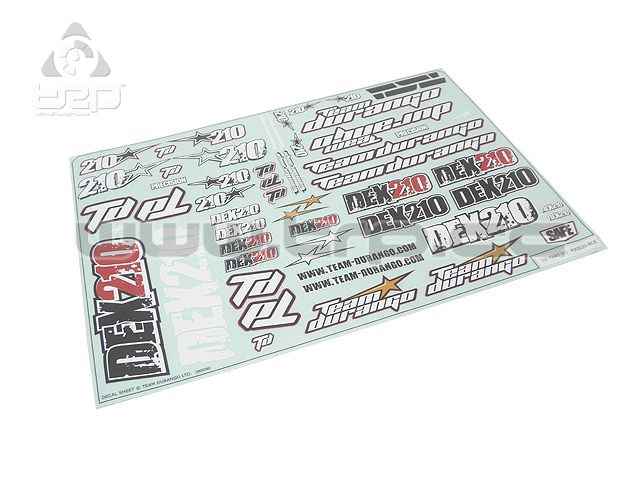 Team Durango DEX210 Decal Sheet