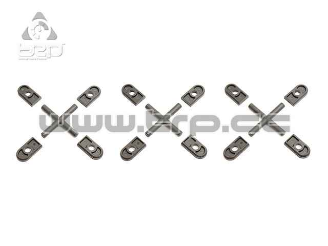 Team Durango DEX408 MOULDED INSERT AND CROSS SHAFT SET (3 DIFFS)