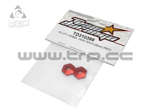 Team Durango DESC Aluminium Hexagons 15mm (2pcs) - imagen 1