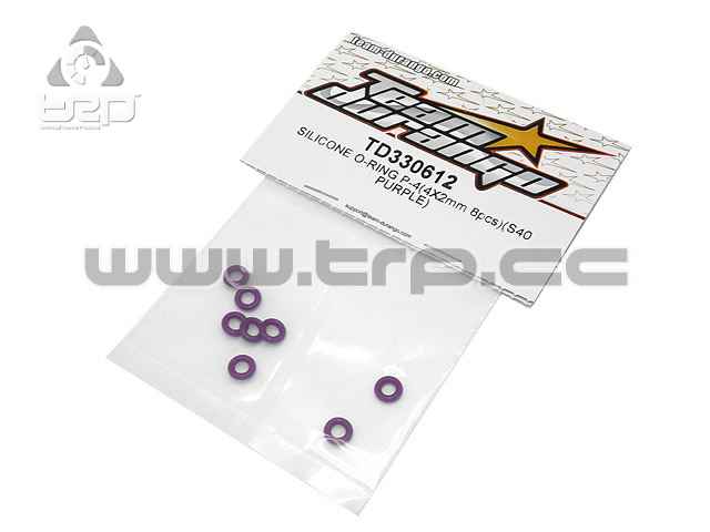 Team Durango Silicon O-Ring P-4(4x2mm) S40 purple - imagen 1
