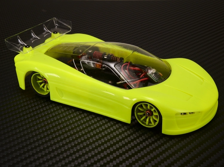 Body PN Racing Mini-Z Concept C9 ABS Fluor Yellow - imagen 2