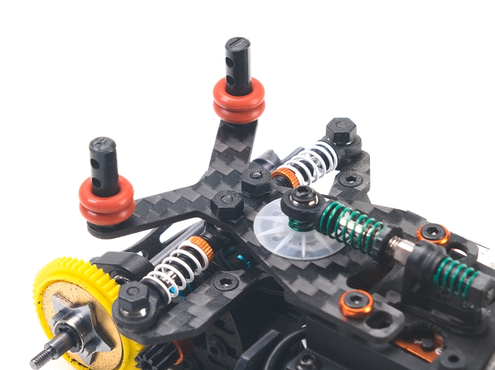 PN Racing Carbon Fiber Support for Rear Body Posts - imagen 2
