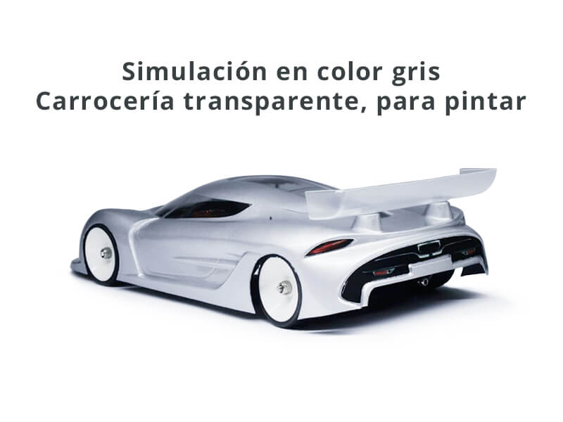 PN Racing Body Lexan JSK 1/28 Touring transparent (Light) - imagen 1