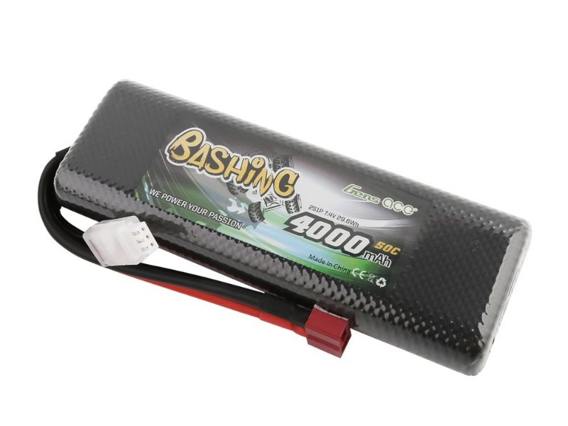 Batería LiPo Gens Ace 2S 7.4V-4000-45C(Deans) - imagen 3
