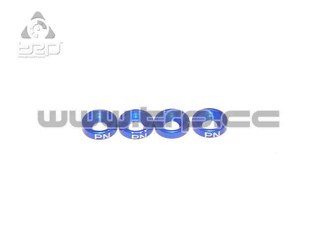 PN Racing M2 Tapered Screw Washers (Aluminum)