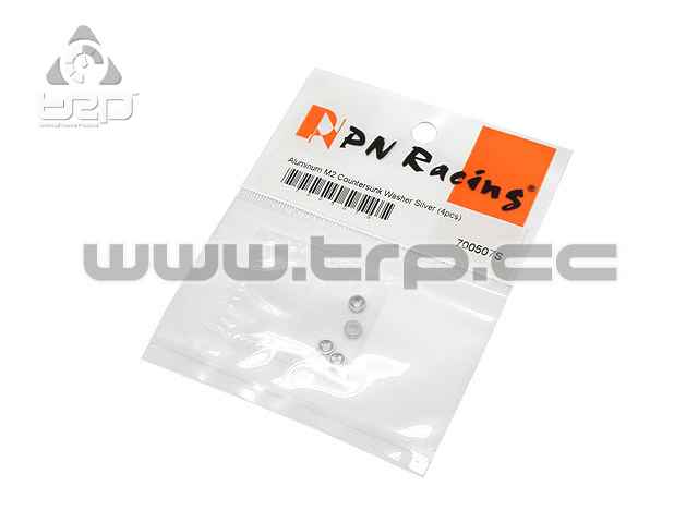 PN Racing M2 Tapered Screw Washers (Aluminum) - imagen 1