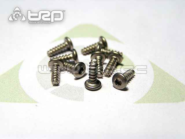 M2X6 Pn Racing Titanium Hex Screws (10u) Plastic for MiniZ
