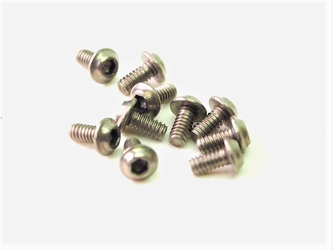 PN Racing M2X4 Titanium Hex UFO Screws (10 units) for MiniZ