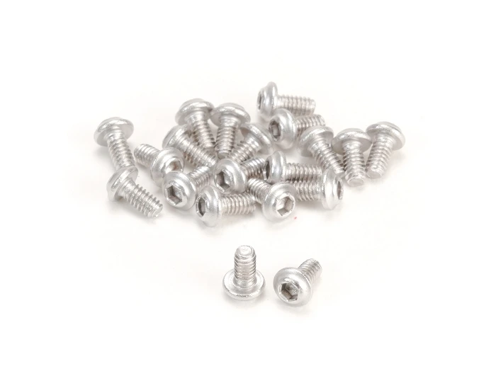 MiniZ M2x4 20pcs Button Head/Hex/Steel Screws for Aluminum