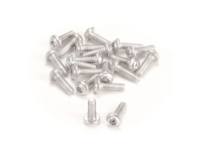 MiniZ M2x6 20pcs Button Head/Hex/Steel Screws for Aluminum