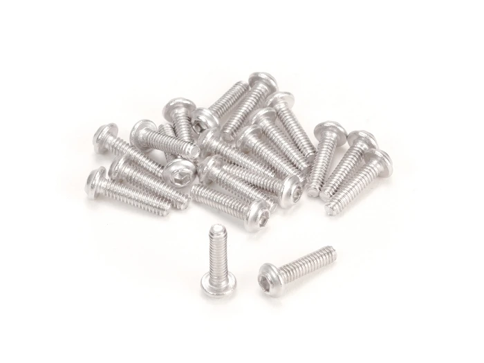 MiniZ M2x8 20pcs Button Head/Hex/Steel Screws for Aluminum
