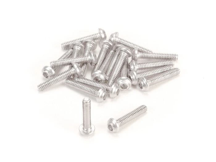 MiniZ M2x10 20pcs Button Head/Hex/Steel Screws for Aluminum