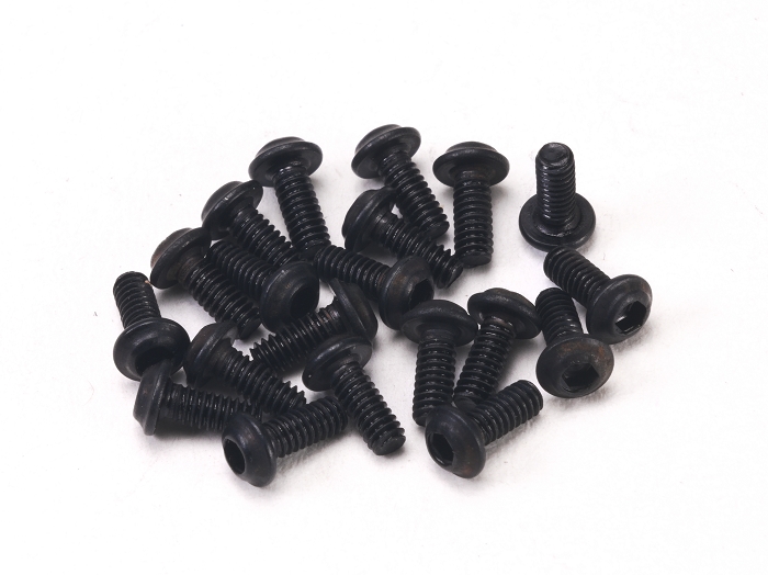 PN Racing Screws Hardened Carbon Steel M2x5 Button