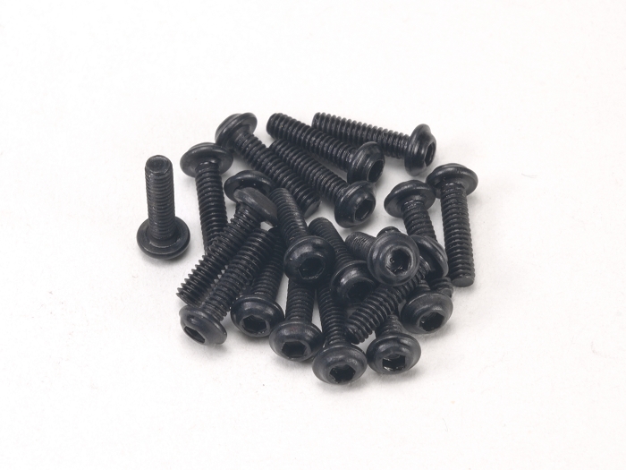 PN Racing Screws Hardened Carbon Steel M2x8 Button