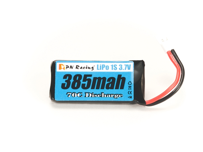 PN Racing LiPo Battery 1S 3.75V 385mah 70C