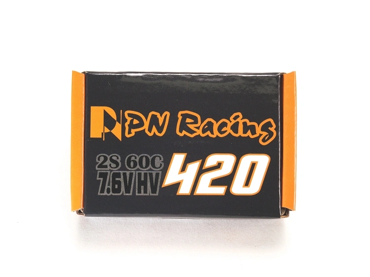 PN Racing Battery V5 LiPo 2S 7.6V HV 420mah 60C Hard Case - imagen 3