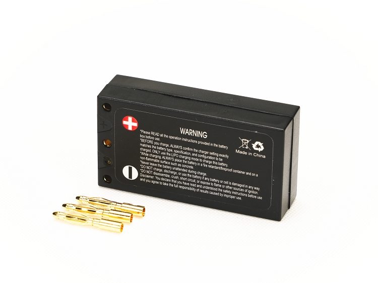 PN Racing Battery V5 LiPo 2S 7.6V HV 420mah 60C Hard Case - imagen 1