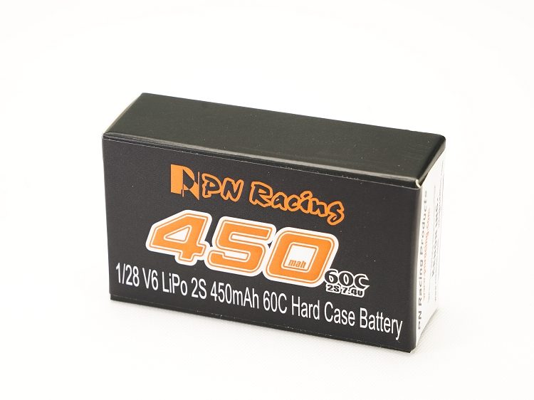 PN Racing Battery V5 LiPo 2S 7.6V HV 420mah 60C Hard Case - imagen 2
