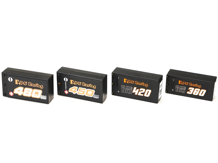 PN Racing Battery V5 LiPo 2S 7.6V HV 420mah 60C Hard Case - imagen 3