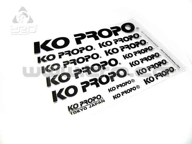 KO PROPO Factory Decal (Transferable) Black